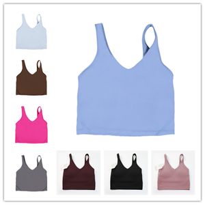 Frauen Sport Yoga BH U-förmige Laufhemd Sport Tanktop Gymnasten Laufen u Form