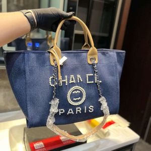 10A сумочки роскошные моды Canvas Bags Beach Tote Sate Bag Madery Pearl Tops Качество буквы