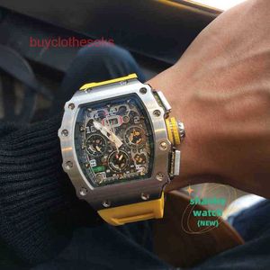 RM Data di orologio da uomo di lusso Meccanico Watch Business Leisure Full-automatica MECCANICA Black Technology Multifunzionale marca di marea Big Big