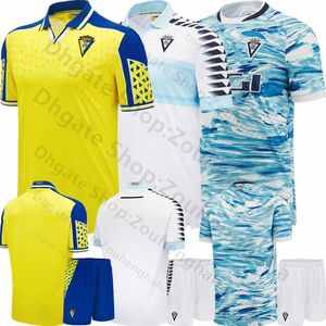 kids CADIZ Soccer Jersey 2024 25 Home Away Origins Football Shirt Kit Adult tops vintage trikot FALI MAURO ALEX LOZANO A.PEREA BODIGER I.ALEJO JUAN CALA NANO M.