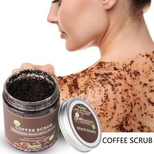 Esfolho de café Esfoliadores de esfoliações Creme Sal marinho morto para clareador Hidratante Anti -celulite Tratamento da acne 240529