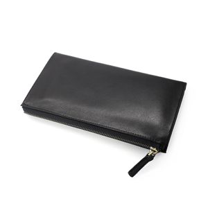 2019 leather short men wallet with box classic letter canvas purses Original Box Women Classic Zip Bag 259b