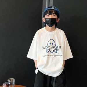 T-shirts Short Sleeve Tee Shirt Korean Baby Clothes Summer T-shirt For A Boy Childrens T-shirts Korea Infant Tshirt Kids Boys Tops Boys d240529