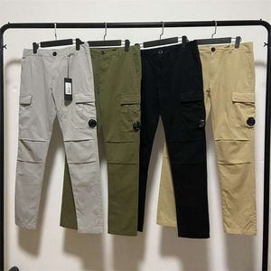 High End Pure Cotton myted Men's Casual Koreańska wersja szczupła i odchudzająca odzież robocza, modne męskie spodnie