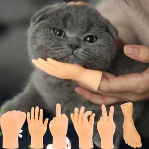 Giocattoli divertenti battute pratiche per bambini giocattoli per pet per pet mini guanti dita delle mani