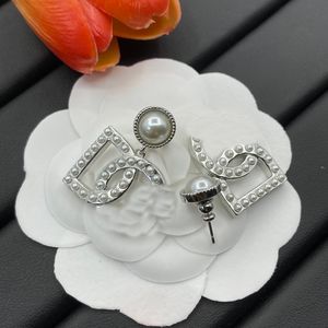 Diamond earring Luxury Stud Classic Letter Earrings Studs Earrings Designer For Women's Wedding Party Birthday Gift Jewelry