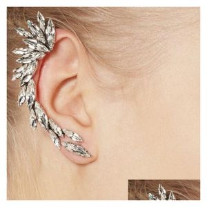 Ear Cuff European Fashion Punk Meniscus Earrings Value High Quality Acrylic Feather With Women Jewelry Wholesale Drop Delivery Dh1Mr