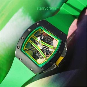 Richamills 시계 RM Tourbillon Wristwatch Sports Watch Men 's RM61-01 매뉴얼 기계식 세라믹 럭셔리 남성용 감시 WN-KU8Q