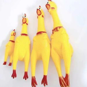 Funny Toys Crazy Giant Rubber Chicken Toy Giant Scream Noise Party Prank Prinche