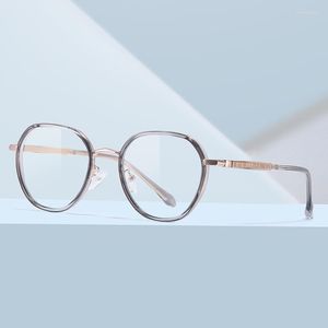 Sonnenbrillen Frames Anti Blue Light Blocking Brille für Frauen Männer 2022 Trend Vintage TR90 Computerbrille Optische Brille TJ801 242J