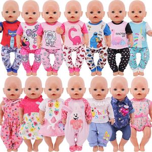 Doll Apparel Kawaii Doll Clothing Accessories For 43cm Born Baby Doll18 Inch American Doll Girls ToysNenucoBirthday Christmas Present Y240529