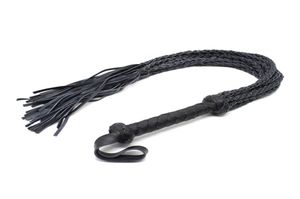 BDSM Whip настоящие кожаные шлепающие шлепки, ягодичные пытки, тренажер Gearnage Gear Kinky Play Fetish Fantasies для взрослых секс -игрушек Red Black GN6971983