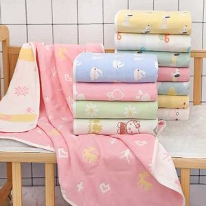 Täcken täcken täcke baby gaze badhandduk nyfödd jacquard sex lager gasväv täcke filt sommar baby dagis handduk quilt wx5.28