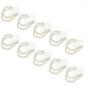 Fiori decorativi gioielli finti bracciali perle polsini perle perle corsage cinturini da giro per le bracciali da bagno sposa braccialetti elasticizzati