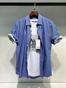 Men's Button Polo Shirts Short Sleeve Designer Shirt High quality Embroidered Men t shirt Stripe Slim Fit Casual Clothing Summer tshirt Lapel Luxury Fashion Top M-3XL