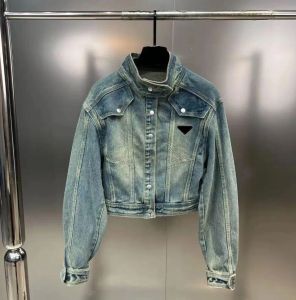 Tasarımcı Kadın Ceketler Denim Naylon Takım Emici Kadın Harfleri Pint Sonbahar Bahar Kadın Tasarımcı Ceketleri Windbreaker Jeans