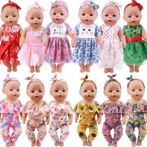 Puppenbekleidung süßes Kitty Doll Kleid für 18 Zoll Amerikanisches Puppenmädchen Spielzeug 43 cm Baby Neugeborene Kleidung Gegenstände ACESSORES NENUCO unsere Generation Geschenk Y240529