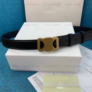 Designer Belts For Women Thin Waist Belts Men Womens Width 2 5cm Genuine Cowhide 4 Color High-Quality Red Cintura Top 323y