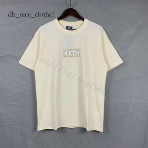 Kith Shirt Designer T Shirt Short Sleeve Luxury Major Brand Rap Classic Hip Hop Male Singer Wrld Tokyo Shibuya Retro Brand T-Shirt US Size S-Xl Kith 424