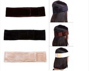 Mode doppelseitige Spitzen -Girp -Haarband Verstellbarer Samt -Perücke Grip Hair Band Stirnband -Perücken -Asphaltierung Stirnband