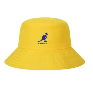 Berets Men Women Kangools Buckte Hats Cotton Casual Bob Hat Double-Pare Outdoor Kangaroo Рыбалка кеп