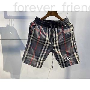 Men's Pants designer Summer check shorts quarter pants fashion men's thin casual Korean Trend versatile beach IZ6H