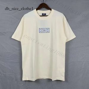 Kith Shirt Designer T Shirt Short Sleeve Luxury Major Brand Rap Classic Hip Hop Male Singer Wrld Tokyo Shibuya Retro Brand T-Shirt US Size S-Xl Kith 334