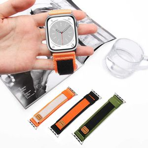 Watch Bands Nylon loop strap 49mm 44mm 40mm 45mm 42mm Sport Pride Bracelet for Watch Band iwatch7 8 S9 Band Series
