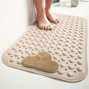Tappetini da bagno Scrumber tappetino vano da bagno con fori di scarico della mano di aspirazione per i piedi goccia massaggio
