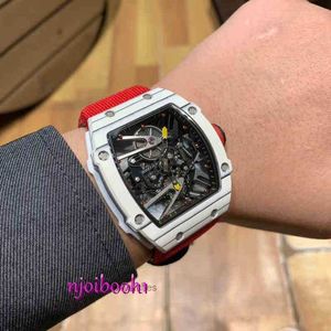 손목 시계 디자이너 시계 고품질 고급 시계 와인 배럴 모양 티타늄 케이스 사파이어 미러 03F3