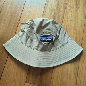 Patagona Bucket Hat Designer Fisherman Secagem rápida, impermeável e protetor solar Caso de chapéu respirável fino