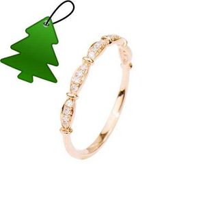 Designer smycken minimalistisk 18K Anpassad Moissanite Diamond Bague de Mariage EN eller bröllopband Guldring
