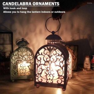 Candle Holders Hollow Candlestick Craft Light Tea Home Decoration Moroccan Chandelier Wedding