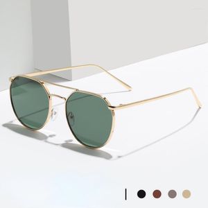 Solglasögon MS Fashion Men för att återställa gamla sätt punk dubbel personlighet liang taiyang glasögon metall ram solglasögonsuv400 1148 253q