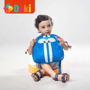 Mochilas de pelúcia DOKI Toy 2023 Trendy Cool Childrens Kindergarten Backpack Bag By Baby Bike Racing Travel S2452905