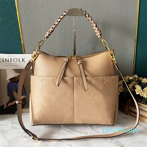 Designer -High-grade Full Grain Leather Handbag Designer Melie Tote Crossbody Casual Luxury Handbag Laptop Mom Bag Fashion Shopping Bag Multifunctional
