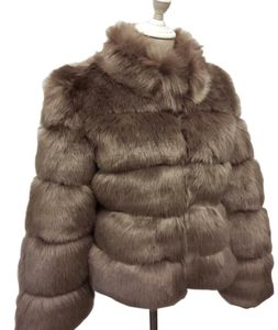 Fashion Winter Coat Kobiet luksus faux futra futra fur