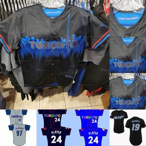 27 Vladimir Guerrero Jr. 2024 City Connect Jersey Bo Bichette Alejandro Kirk Alek Manoah George Springer Daniel Vogelbach Daulton Varsho Martinez Blue Jays Jerseys