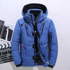 Men Parkas 2023 Winter Men Men grossa Parkas Down Jacket Masculino Pato branco