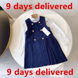 Магазин Dhgate Girls Dress Dirling Юбка детская одежда с длинными рукавами с двумя чашками