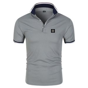 Правильный стиль Man Designers одежда мужская футболка Polos Рубашка остров