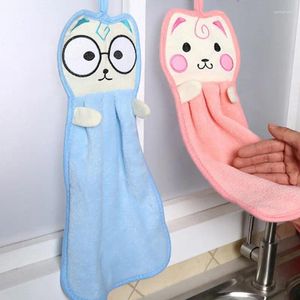 Полотенце водяной поглощение ткани для кухни для ванной комнаты Candy Color Dishcloths Promterchief Cartoon Cartoon