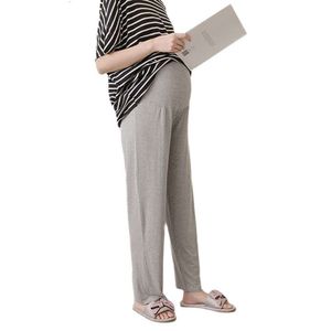 W ciąży kobiety wiosenne nowe spodnie odstraszacze Modne stałe kolorowe spodnie dla kobiet macierzyństwa L2405