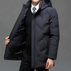 Men's Down Parkas Jaqueta de inverno Parka Mens Casacos Men engrossam com capuz de casaco de casaco quente para fora do casaco casual para homens casuais casuais