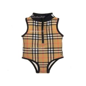 Projektant Swimsuit Girls Flounce Brand Suits Monokinis for Kids Boys Squosodear J200F