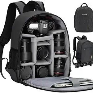Backpack Camera Bag Men And Women Professional Rain Cover Laptop Compartment Waterproof Pography
