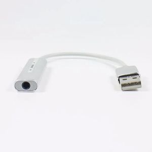 Ny typ C USB Externt ljudkort USB C till 3,5 mm Jack Audio Micropon Headphone Adapter för MacBook PC Laptop Sound Card