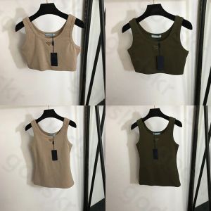 Camicie a triangolo in metallo camisole da donna da donna in modo sottile canotte senza maniche pullutover sottili