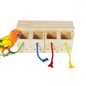 Другие птицы поставляют попугай для кормления игрушечные игрушки с прочной фидерной игрушки для попугаев CAGE Interactive