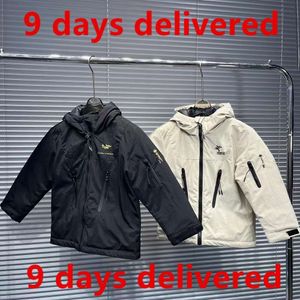 Dhgate Store Kid Hooded Kids CoatsBaby Clothes Girls Boys Hoodies Defided Wearable Luxury Clotee 100％Guose Down fill fill weal